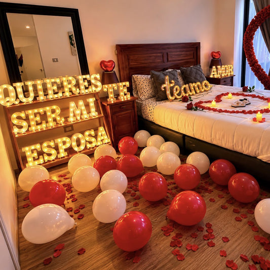 Decoración Premium – ¿Quieres ser mi esposa? 💍❤️